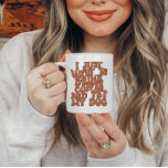 Funny Dog Lover Tasse<br><div class="desc">Das ist eine lustige Tasse mit einem trendigen Retro-Design. Editieren Sie alle Farben, damit diese lustige Hundeliebhaber-Tasse zu Ihrem persönlichen Stil passt!</div>