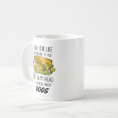 Funny Dog Lover Tasse (Vorderseite Links)