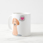 Funny Dog Lover Tasse - Geschenk für Hauseigentüme (Vorderseite Links)