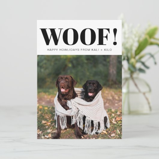 Funny Dog Lover Weihnachten Foto Niedlich Personal (Stehend Vorderseite)