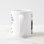 Funny Dog Lover's Foto Jumbo-Tasse (Rückseite)
