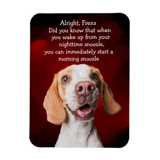 Funny Dog Magnet (Vertikal)