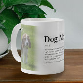 Funny Dog Mama Definition Foto Kaffeetasse