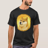 Funny Dog Meme Coin Crypto Währung T-Shirt (Vorderseite)