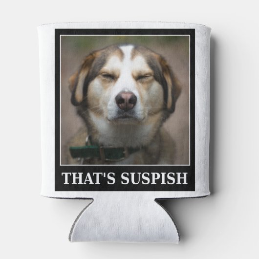 Funny Dog Meme Dosenkühler (Rückseite)