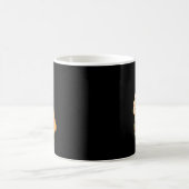 Funny Dog mit Hut zeichnend Bestes Design Kaffeetasse (Mittel)