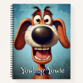 Funny Dog Monster: Yowling Yowie Notizblock