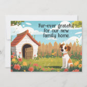 Funny Dog Moving Ankündigung (Vorderseite)