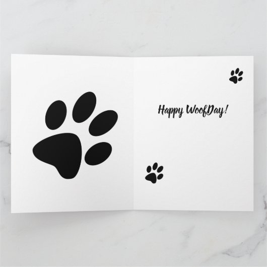 Funny Dog Newspaper Karte (Innenseite)