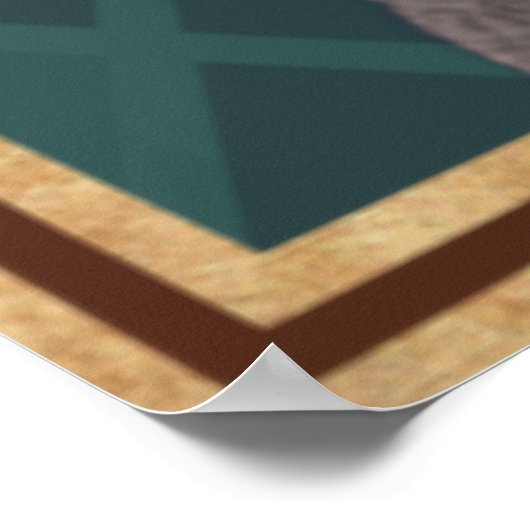 Funny Dog Nice Hintern Bad Mauer Art Poster (Ecke)