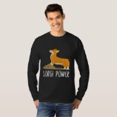 Funny Dog Niedlich Corgi Amp T-Shirt (Vorne ganz)