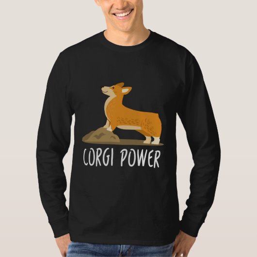 Funny Dog Niedlich Corgi Amp T-Shirt (Vorderseite)