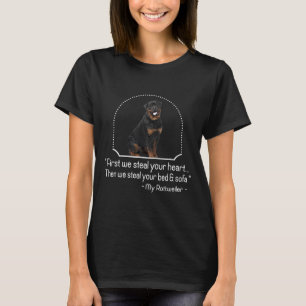 Funny Dog Niedliche Geschenke Männer Frauen Rottwe T-Shirt