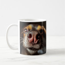 Funny Dog Nose Close-Up Coffee Mug – Perfect Gift  Kaffeetasse