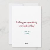 Funny Dog Oma Personalisiert Pet Foto Weihnachten (Rückseite)