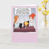 Funny Dog Orders Extravagant Fest Geburtstag Karte (Gelbe Blume)