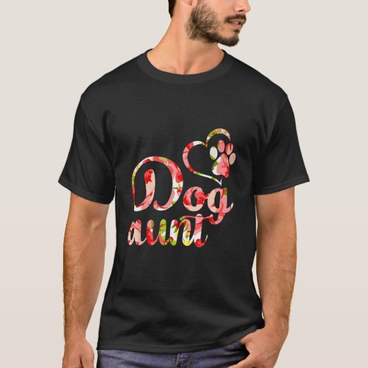 Funny Dog Owner Shirt, Dog Aunt Fur Life T-Shirt (Vorderseite)