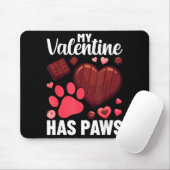 Funny Dog Owner Valentines Day Heart Women Girls  Mousepad (Mit Mouse)