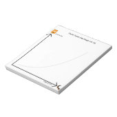 Funny Dog Ownership Crinkling Treat Bag Graph Notizblock (Rotiert)