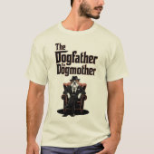 Funny Dog Parent Mafia Style Design T-Shirt (Vorderseite)