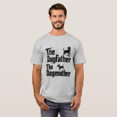 Funny Dog Parent Themed Couple Design T-Shirt (Vorne ganz)