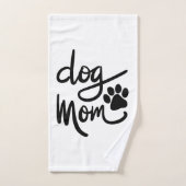 Funny Dog Paw Dog Mama Badhandtuch Set (Handtuch)