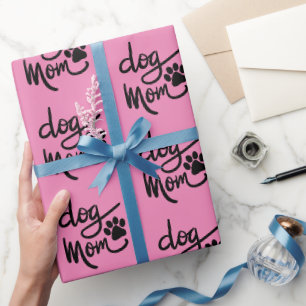 Funny Dog Paw Dog Mama Geschenkpapier