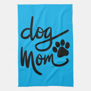 Funny Dog Paw Dog Mama Geschirrtuch