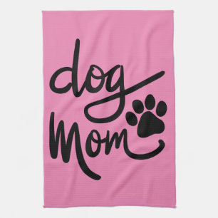 Funny Dog Paw Dog Mama Geschirrtuch