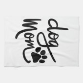 Funny Dog Paw Dog Mama Geschirrtuch (Horizontal)