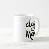 Funny Dog Paw Dog Mama Kaffeetasse (VorderseiteRechts)