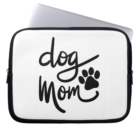 Funny Dog Paw Dog Mama Laptopschutzhülle (Vorderseite)