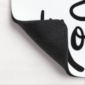 Funny Dog Paw Dog Mama Mousepad (Ecke)