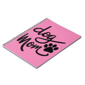 Funny Dog Paw Dog Mama Notizblock (Linke Seite)