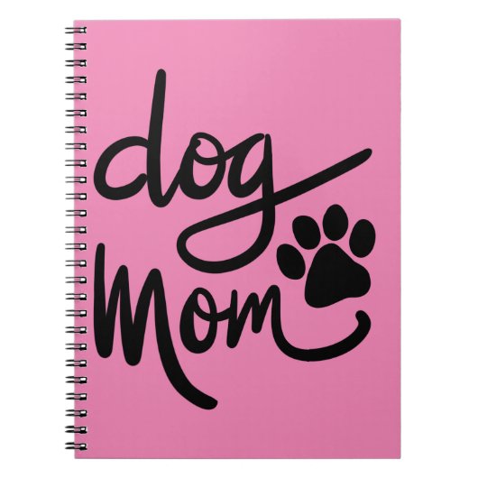 Funny Dog Paw Dog Mama Notizblock (Vorderseite)