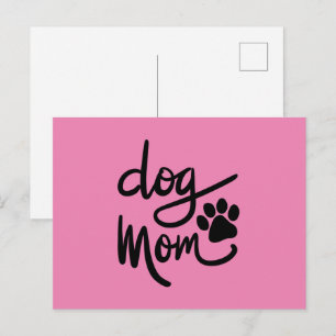 Funny Dog Paw Dog Mama Postkarte