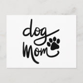 Funny Dog Paw Dog Mama Postkarte (Vorderseite)
