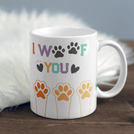 Funny Dog Paws Lover Tasse
