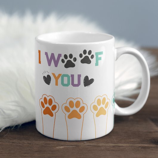 Funny Dog Paws Lover Tasse