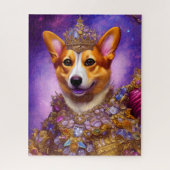 Funny Dog Puzzle | Corgi Queen (Vertikal)