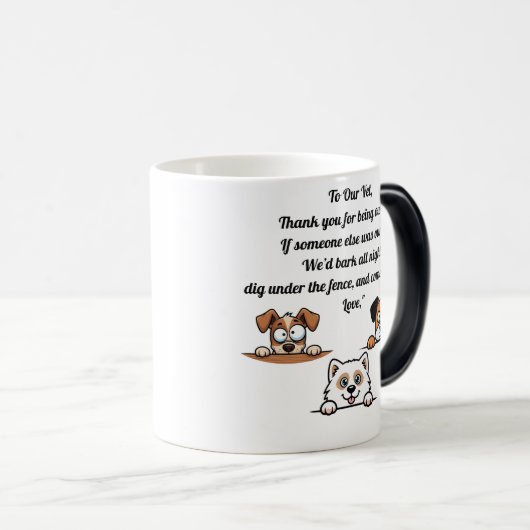 Funny Dog Quote Tasse - Geschenk für Tierärzte ode (VorderseiteRechts)