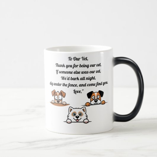Funny Dog Quote Tasse - Geschenk für Tierärzte ode (Rechts)