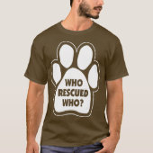 Funny Dog Rescue T-Shirt (Vorderseite)