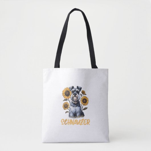 Funny Dog Schnauzer Tasche (Vorderseite)