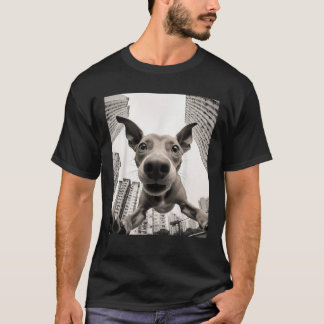 Funny dog selfic pic T Shirt
