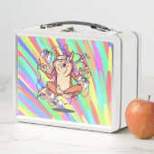 Funny Dog Shiba Inu Gaming Design Metall Brotdose (Beispiel)