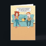 Funny Dog Snacks Birthday Card Karte<br><div class="desc">Hier ist eine niedliche und lustige Geburtstagskarte mit einem Hund, der unter den Couchkissen einen Haufen Snacks findet, dank einer bestimmten Lobby. Die Snacks behielt dieses Porsche dick und sass! Vielen Dank für die Auswahl dieses originalen Design von © Chuck Ingwersen. Ich bin ein unabhängiger Künstler und poste fast jeden...</div>