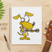 Funny Dog spielt Banjo Music Planer