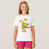 Funny Dog spielt Banjo Music T-Shirt (Vorne ganz)