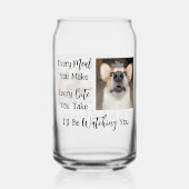 Funny Dog Sprichwort 2 Fotos Dosenglas (Rückseite)